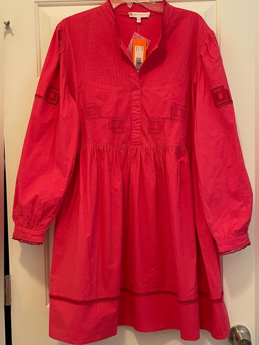 NWT Jude Connolly Brinley Berry Hot Pink Dress  Sz XL